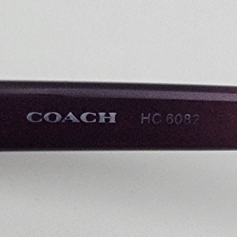 Coach HC6082 5351 Crystal Plum Crystal Plum Blush Gradient Eyeglasses Frame 51mm - Picture 9 of 14